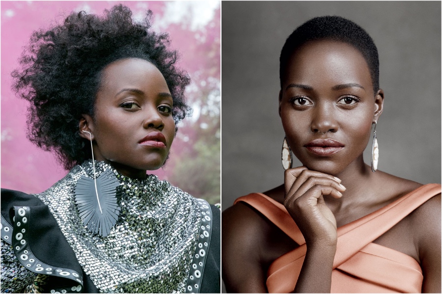 Lupita Nyong'o |  15 estrellas que se raparon la cabeza y la lucieron |  Su belleza