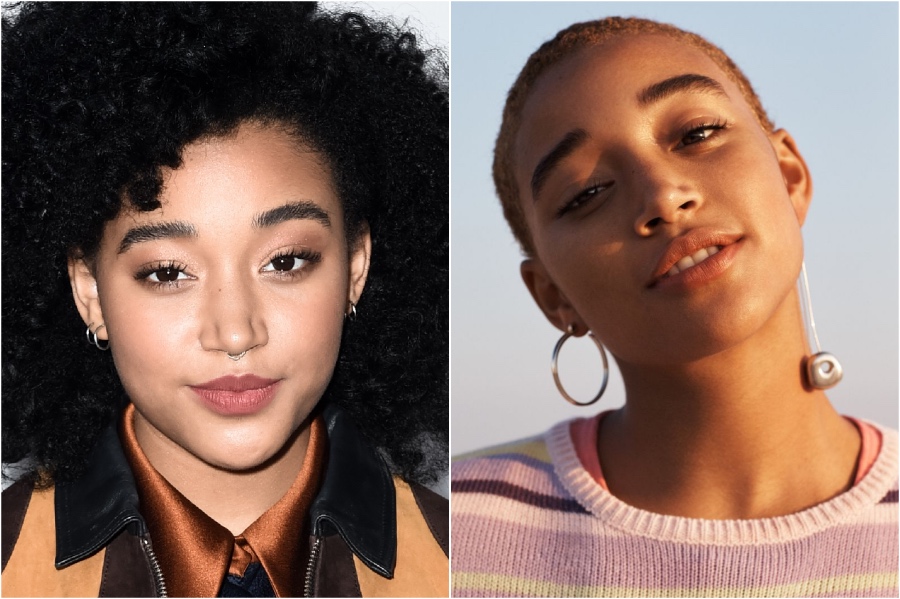 Amandla Stenberg |  15 estrellas que se raparon la cabeza y la lucieron |  Su belleza