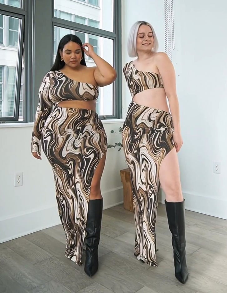 Cuerpo Positivo Denise Mercedes y Maria Castellanos |  vístete para impresionar: dos amigas demuestran que el estilo brilla en todos los cuerpos |  Su belleza