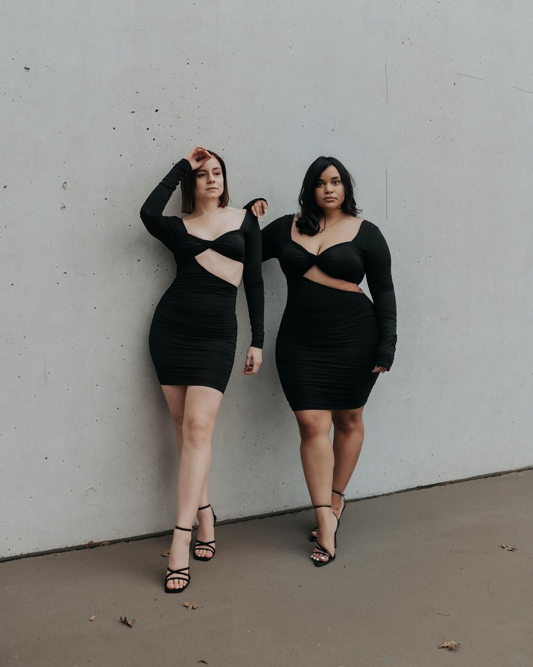 Cuerpo Positivo Denise Mercedes y Maria Castellanos |  vístete para impresionar: dos amigas demuestran que el estilo brilla en todos los cuerpos |  Su belleza