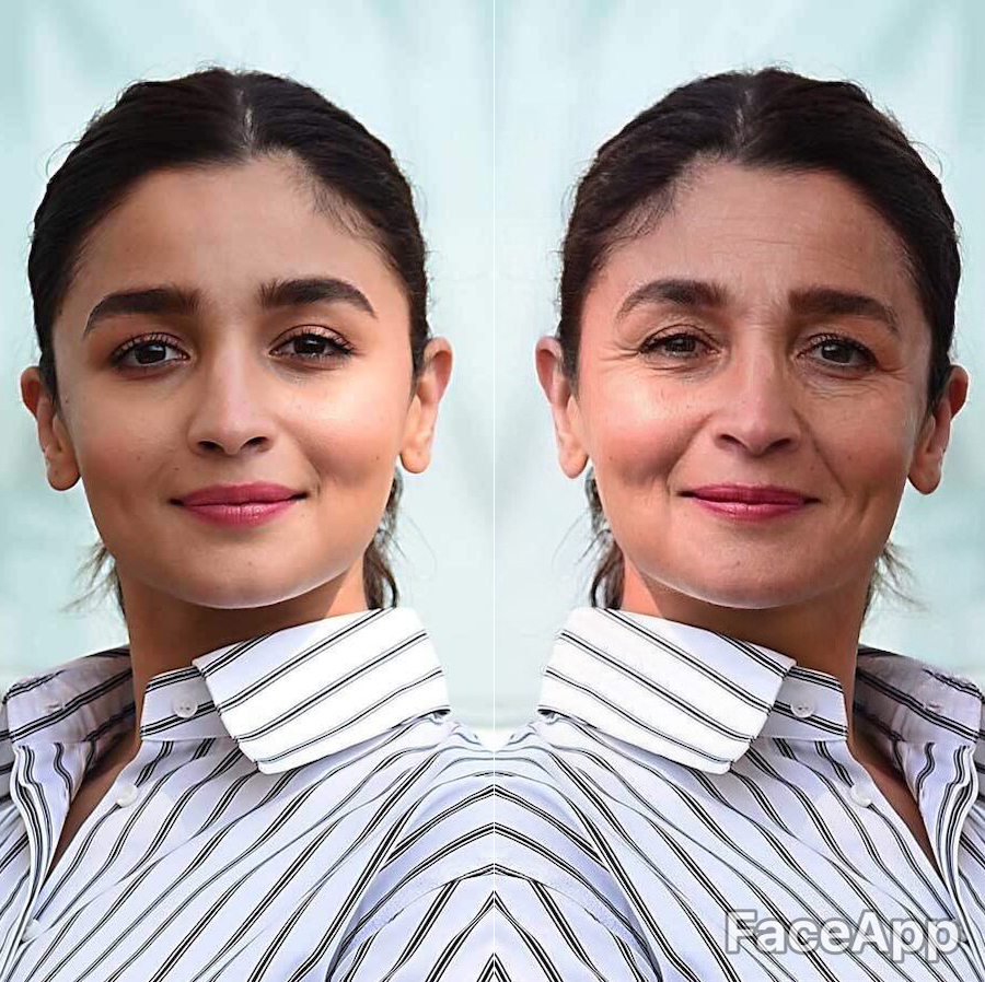 Alia Bhatt |  Cómo se verán las estrellas de Bollywood cuando envejezcan |  Su belleza