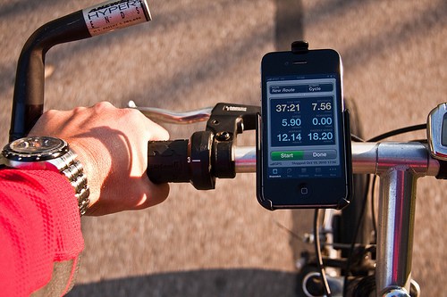 Ciclismo con Cyclemeter