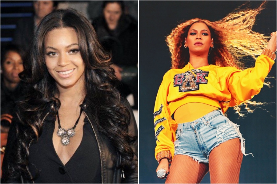 Beyoncé |  Cambios de imagen de celebridades que no recordamos |  Su belleza