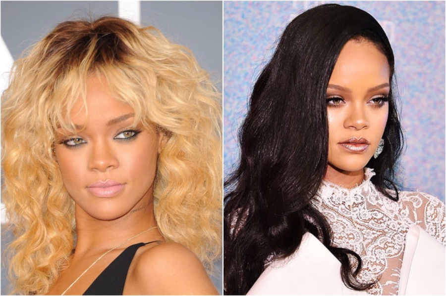 Rihanna |  Cambios de imagen de celebridades que no recordamos |  Su belleza
