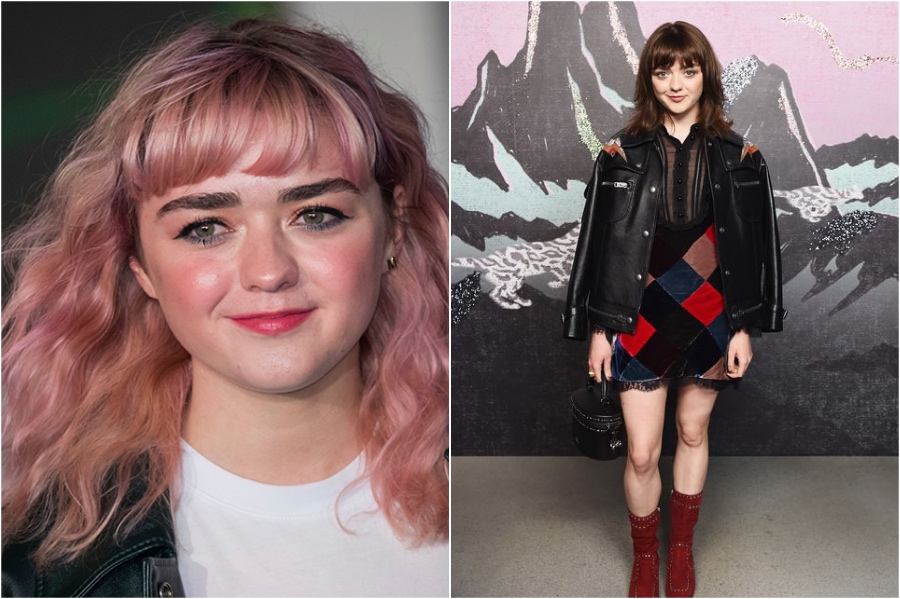 maisie williams |  Cambios de imagen de celebridades que no recordamos |  Su belleza