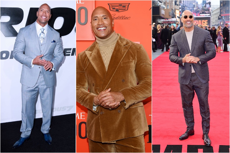 Dwayne La Roca Johnson |  11 poses exclusivas de celebridades que probablemente nunca notaste |  Su belleza