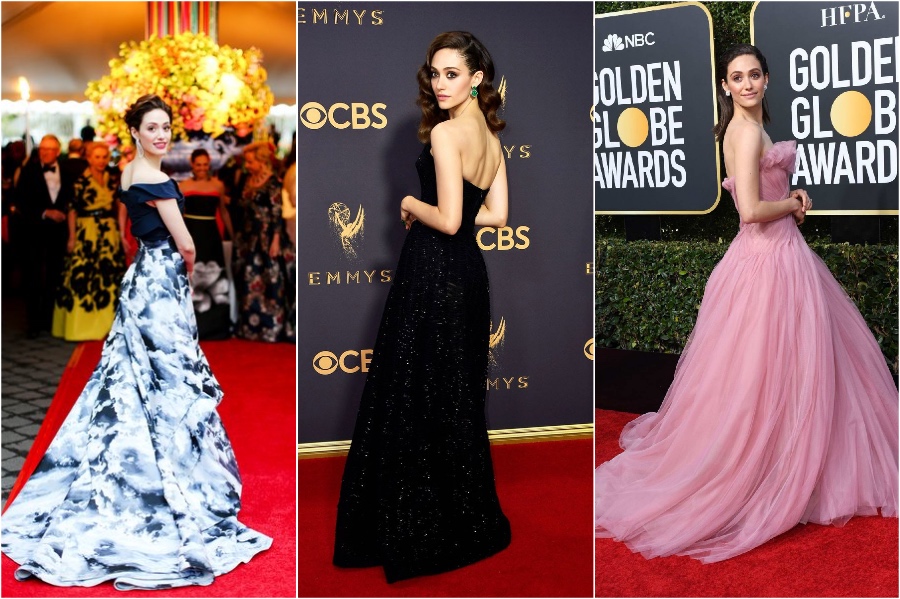 emmy rossum |  11 poses exclusivas de celebridades que probablemente nunca notaste |  Su belleza