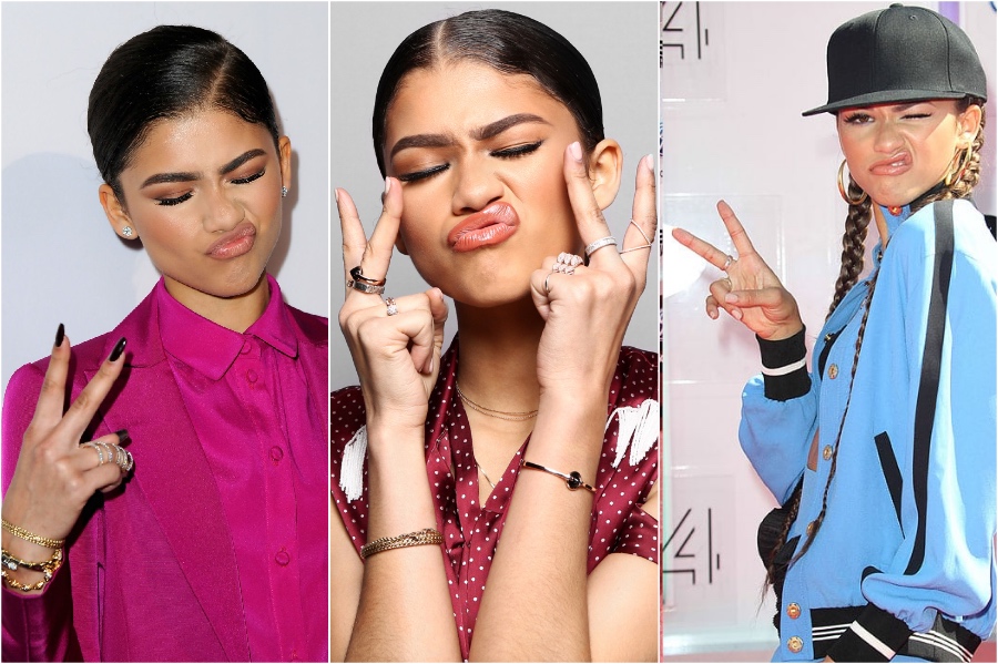 Zendaya |  11 poses exclusivas de celebridades que probablemente nunca notaste |  Su belleza