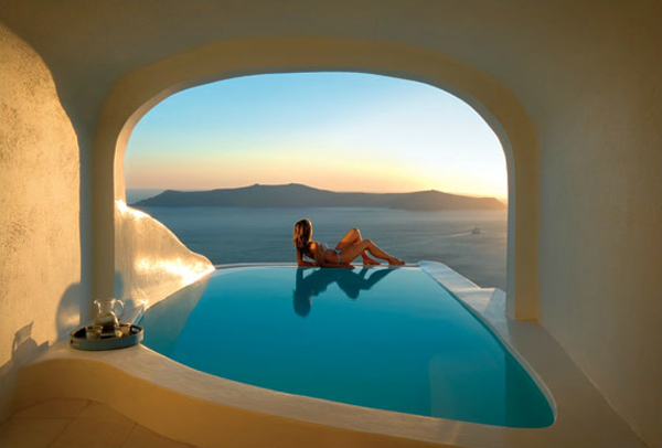 11. Piscina del hotel Kiekies, Santorini, Grecia 2