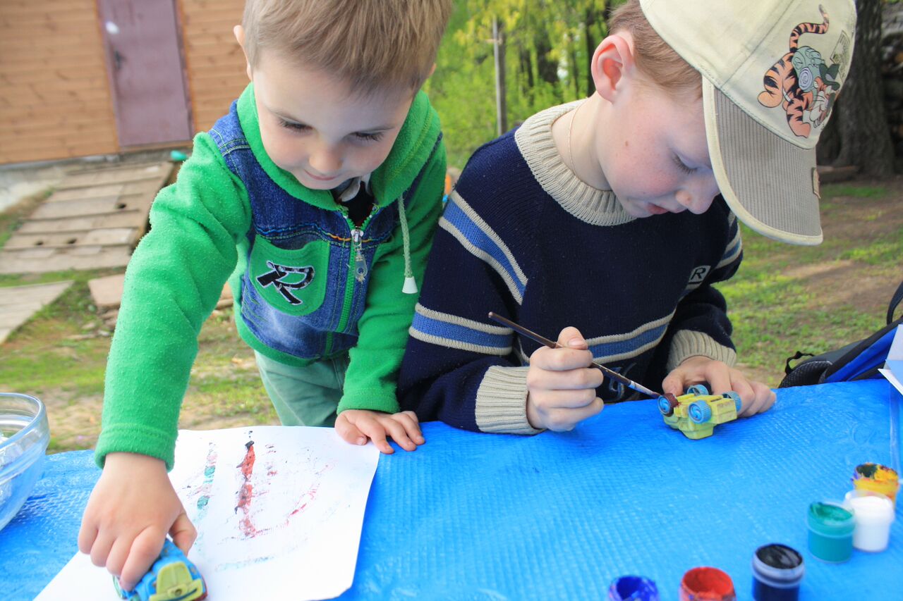 Formas divertidas de pintar con su hijo