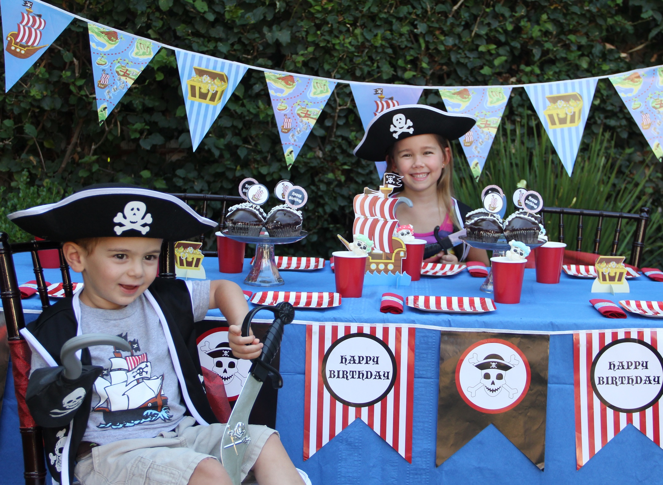 2. Fiesta 'Pirata' para chicos