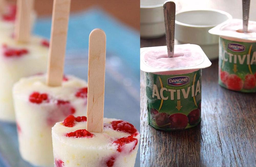 5. Haz tus propias paletas de yogur