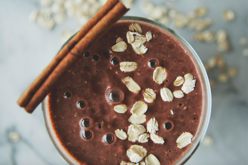 5. Batido de galletas de avena