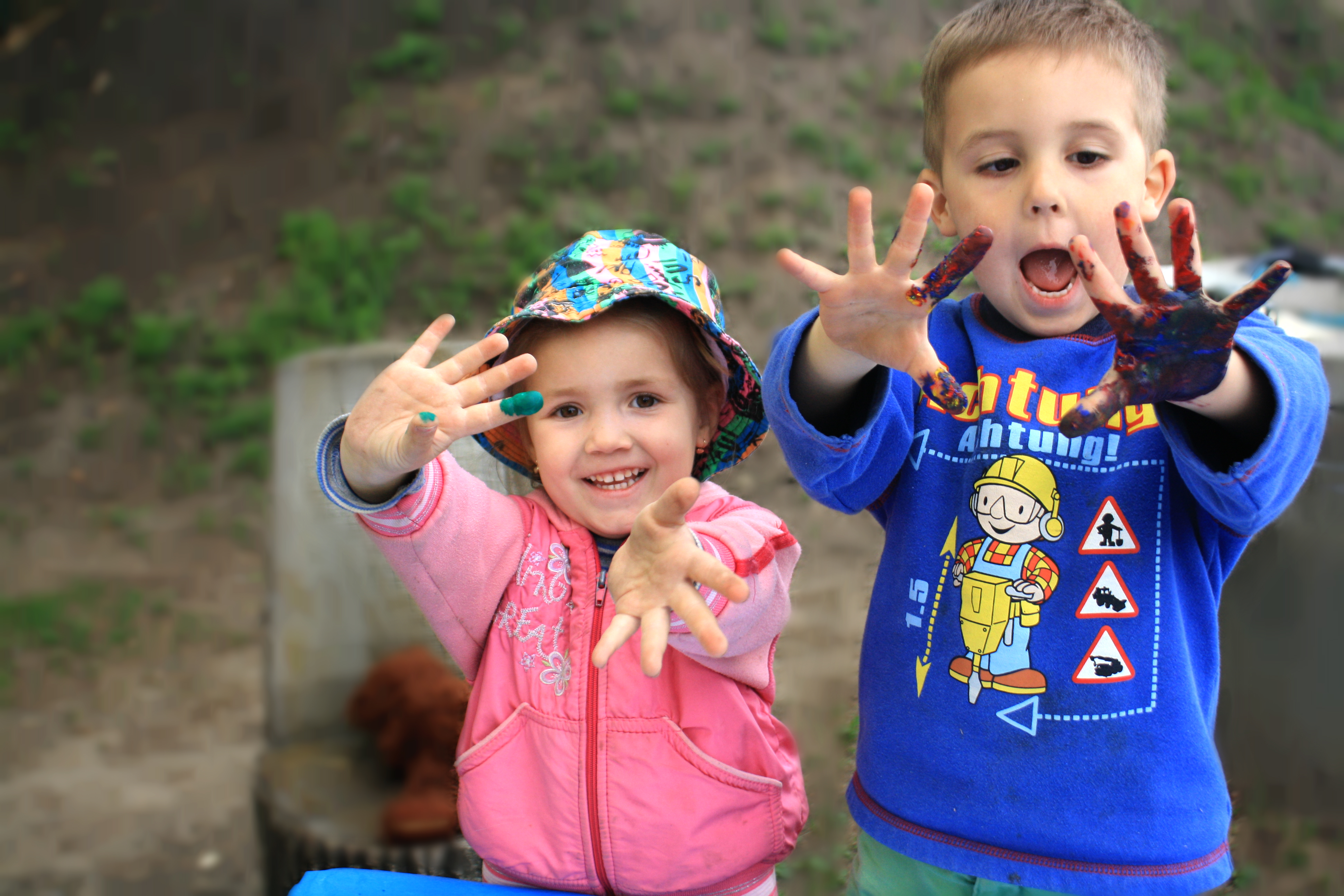 Formas divertidas de pintar con su hijo