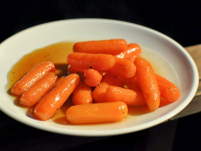 1. Zanahorias baby glaseadas con miel
