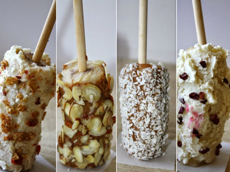 5. Paletas de plátano